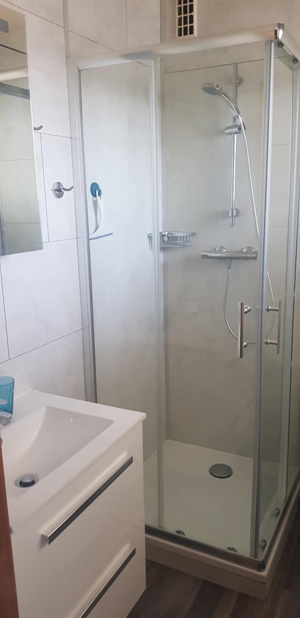 Salle de bain moderne avec douche à l'italienne